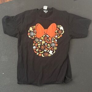 Disney Womans Black Halloween T-Shirt